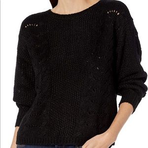 A/X Armani Exchange Black Sweater with Cut Outs - XL